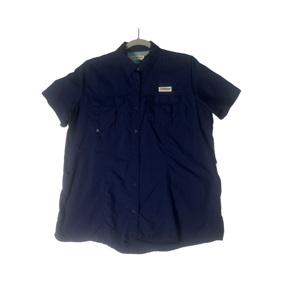 Magellan Men's Fish Gear  SS Shirt Laguna Madre Relaxed Fit Button Down Sz L - Picture 1 of 10